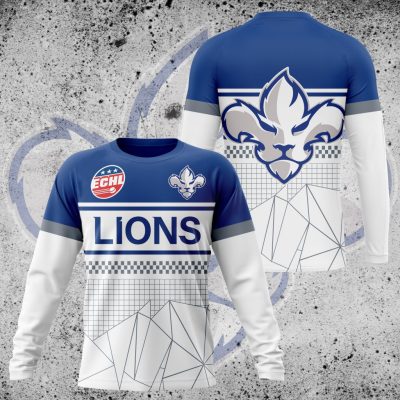 Premium ECHL Trois-Rivieres Lions Performance Long Sleeve Shirt