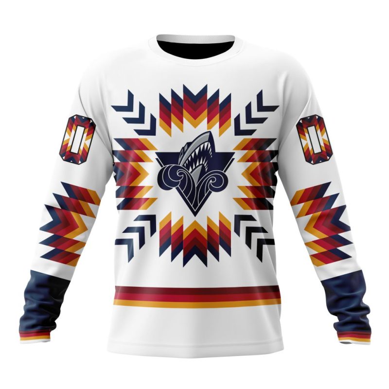 QMJHL Rimouski Oceanic Special Native Design Performance Long Sleeve Shirt