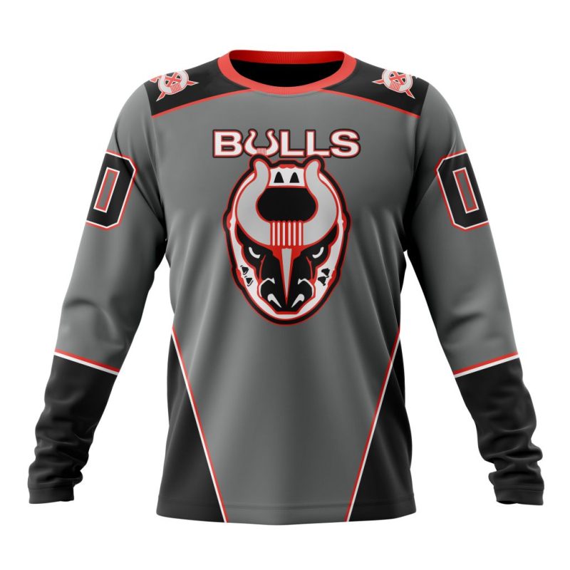 SPHL Birmingham Bulls Personalized Alternate Design Performance Long Sleeve Shirt