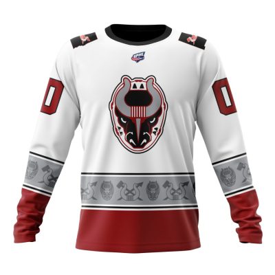 SPHL Birmingham Bulls Personalized Away Design Performance Long Sleeve Shirt