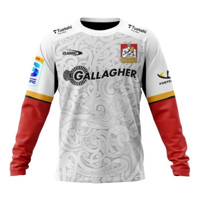 Super Rugby Gallagher Chiefs Personalized 2025 Away Kits Performance Long Sleeve Shirt