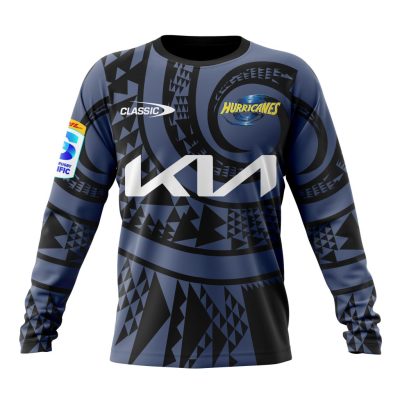 Super Rugby Wellington Hurricanes Personalized 2025 Away Kits Performance Long Sleeve Shirt
