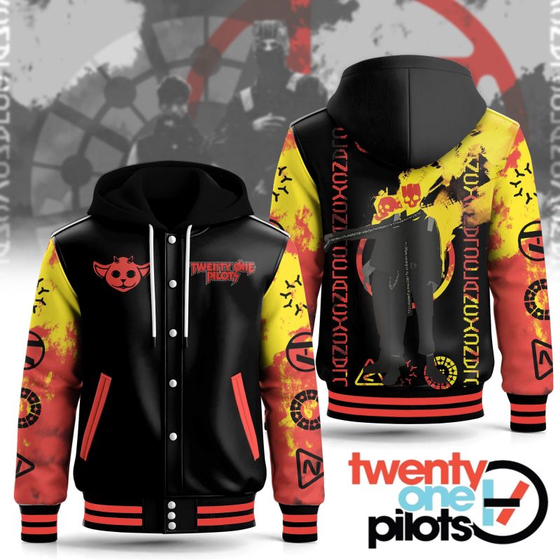 Twenty One Pilots Special Hooded Baseball Jacket CHB1134