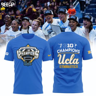 UCLA Bruins 2025 Big Ten Women's Gymnastics Champions Shirt BHT1000