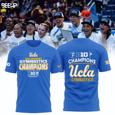 UCLA Bruins 2025 Big Ten Women's Gymnastics Champions Shirt BHT1001