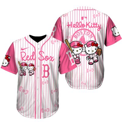 Boston Red Sox x Hello Kitty Night Game 2025 Limited Edition Baseball Jersey