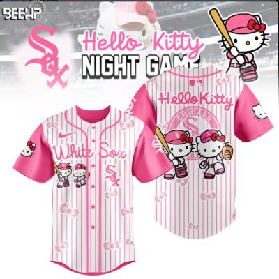 Chicago White Sox x Hello Kitty Night Game 2025 Limited Edition Baseball Jersey