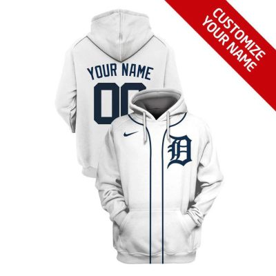 Detroit Tigers Custom Name Number Unisex Hoodie Style Jersey Special Edition PJH1120