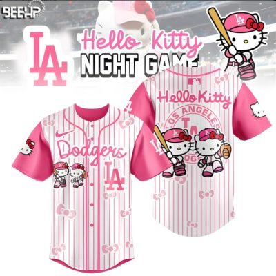 Los Angeles Dodgers x Hello Kitty Night Game 2025 Limited Edition Baseball Jersey