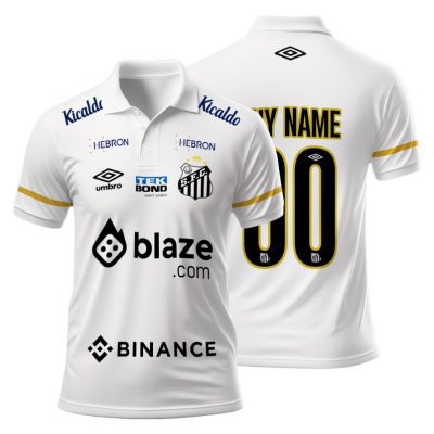 Serie A Santos F.C Personalized 2023 Home Polo Shirt