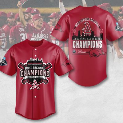 Arkansas Razorbacks Baseball Baseball Jersey GNT6044