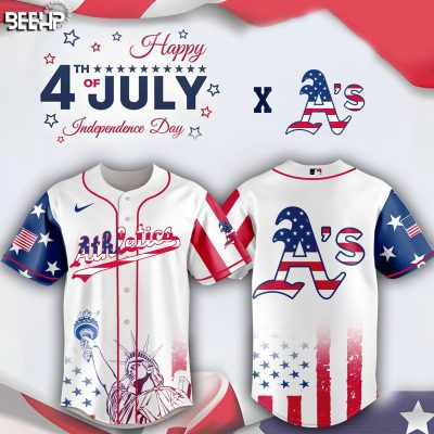 Athletics Special Independence Day 2025 Baseball Jersey