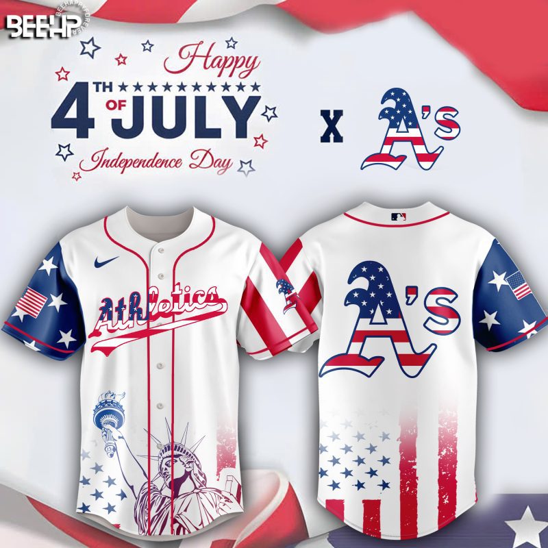 Athletics Special Independence Day 2025 Baseball Jersey