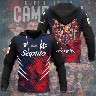 Bologna FC Champion 2025 Unisex Performance Hoodie GNS1754