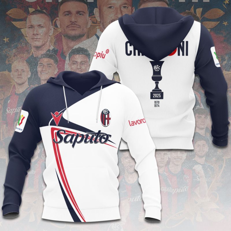 Bologna FC Champion 2025 Unisex Performance Hoodie GNS1758