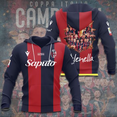 Bologna FC Champion 2025 Unisex Performance Hoodie GNS1765