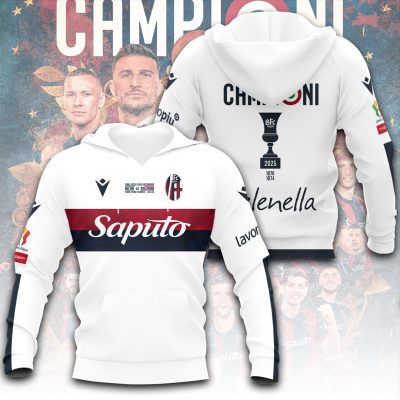 Bologna FC Champion 2025 Unisex Performance Hoodie GNS1767