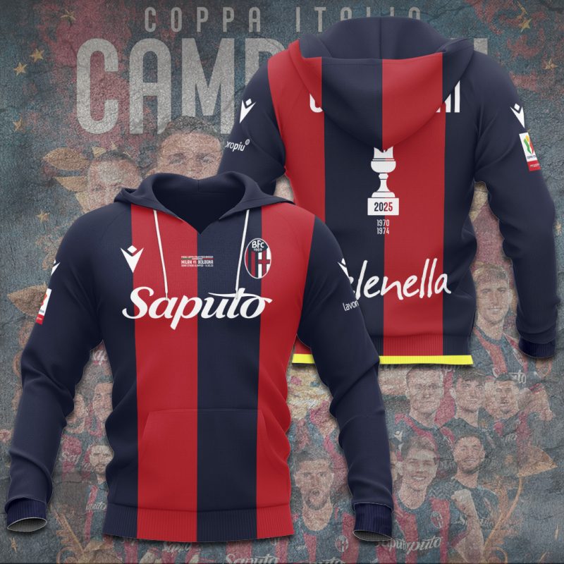 Bologna FC Champion 2025 Unisex Performance Hoodie GNS1772