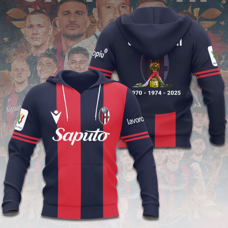 Bologna FC Champion 2025 Unisex Performance Hoodie GNS1776