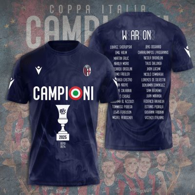 Bologna FC Performance Champion 2025 Unisex Performance T-Shirt GNS1518