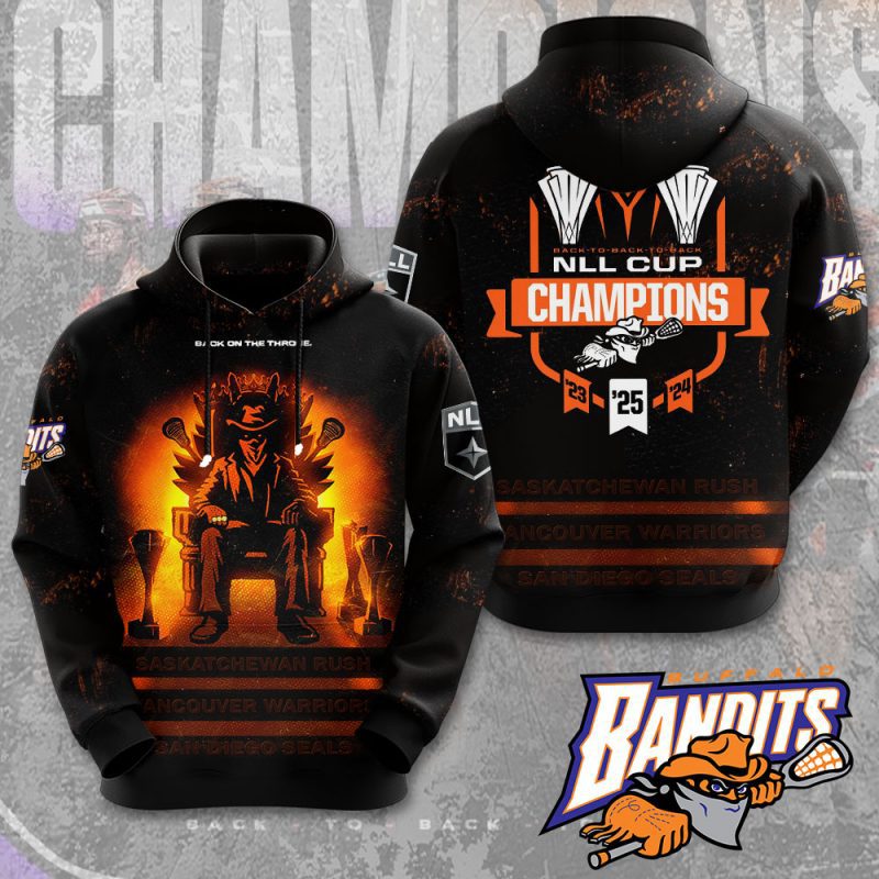 Buffalo Bandits Champion 2025 Unisex Performance Hoodie GNS1556