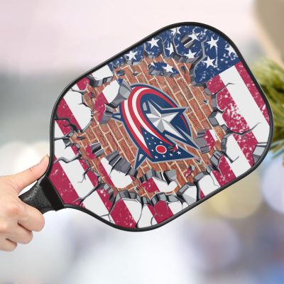 Columbus Blue Jackets Personalized Pickleball Paddle