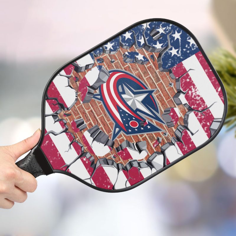 Columbus Blue Jackets Personalized Pickleball Paddle