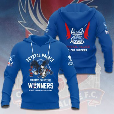 Crystal Palace Champion 2025 FC Unisex Performance Hoodie GNT6071