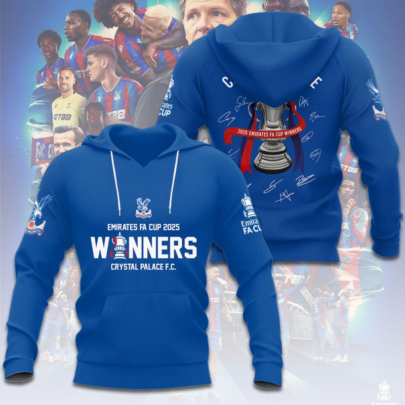 Crystal Palace Champion 2025 FC Unisex Performance Hoodie GNT6080