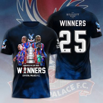 Crystal Palace FC Performance Champion 2025 Unisex Performance T-Shirt GNS1324