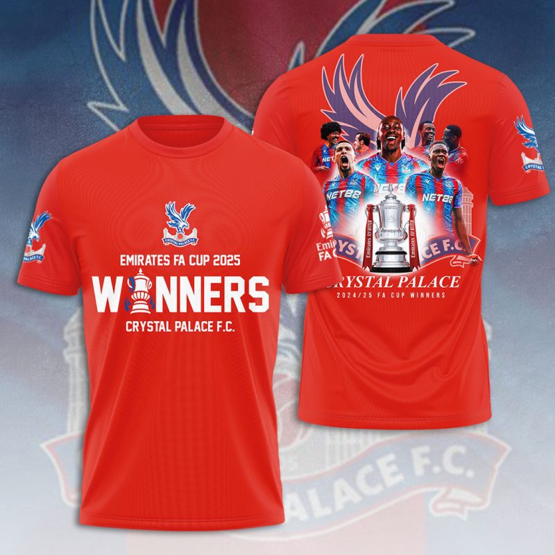 Crystal Palace FC Performance Champion 2025 Unisex Performance T-Shirt GNS1422