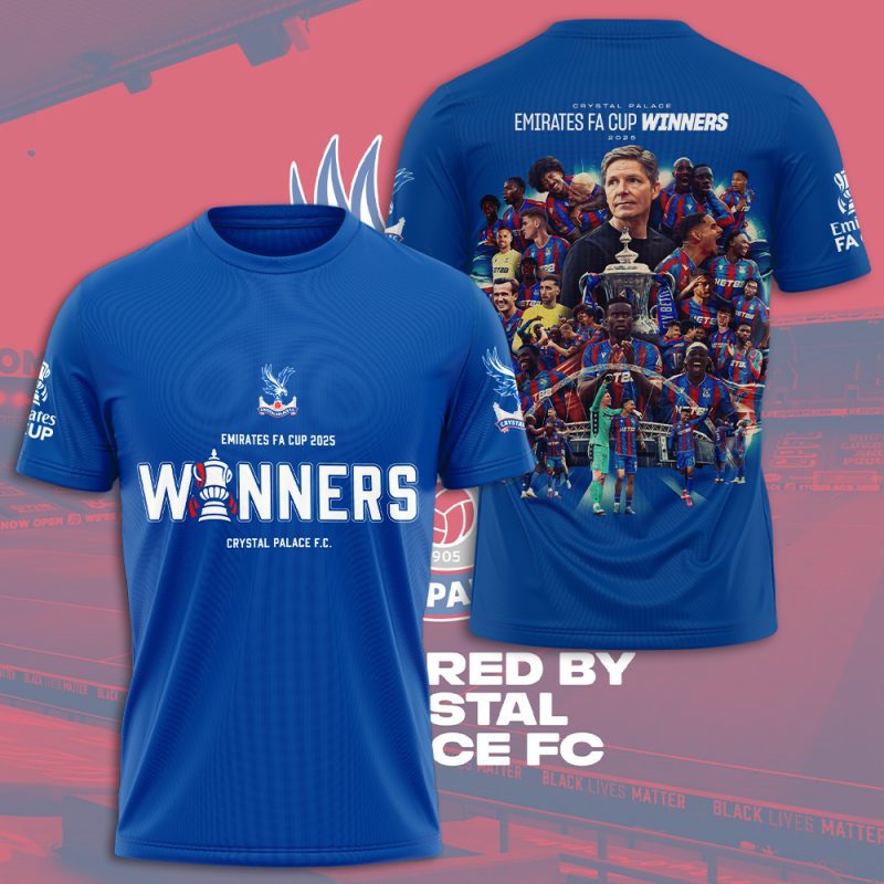 Crystal Palace FC Performance Champion 2025 Unisex Performance T-Shirt GNS1424