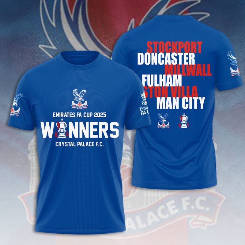 Crystal Palace FC Performance Champion 2025 Unisex Performance T-Shirt GNS1431