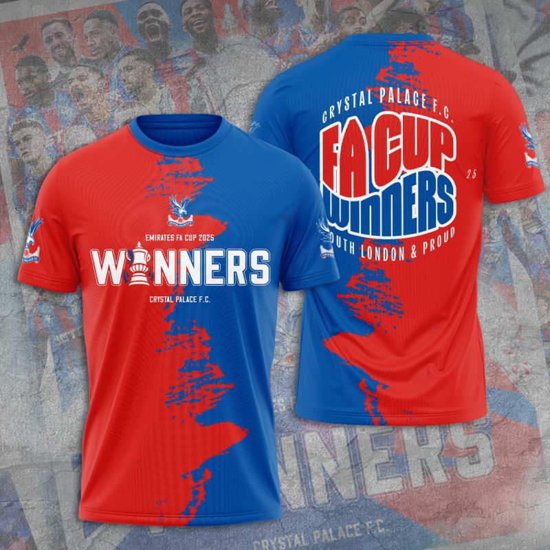 Crystal Palace FC Performance Champion 2025 Unisex Performance T-Shirt GNS1435