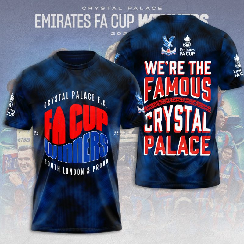 Crystal Palace FC Performance Champion 2025 Unisex Performance T-Shirt GNS1436