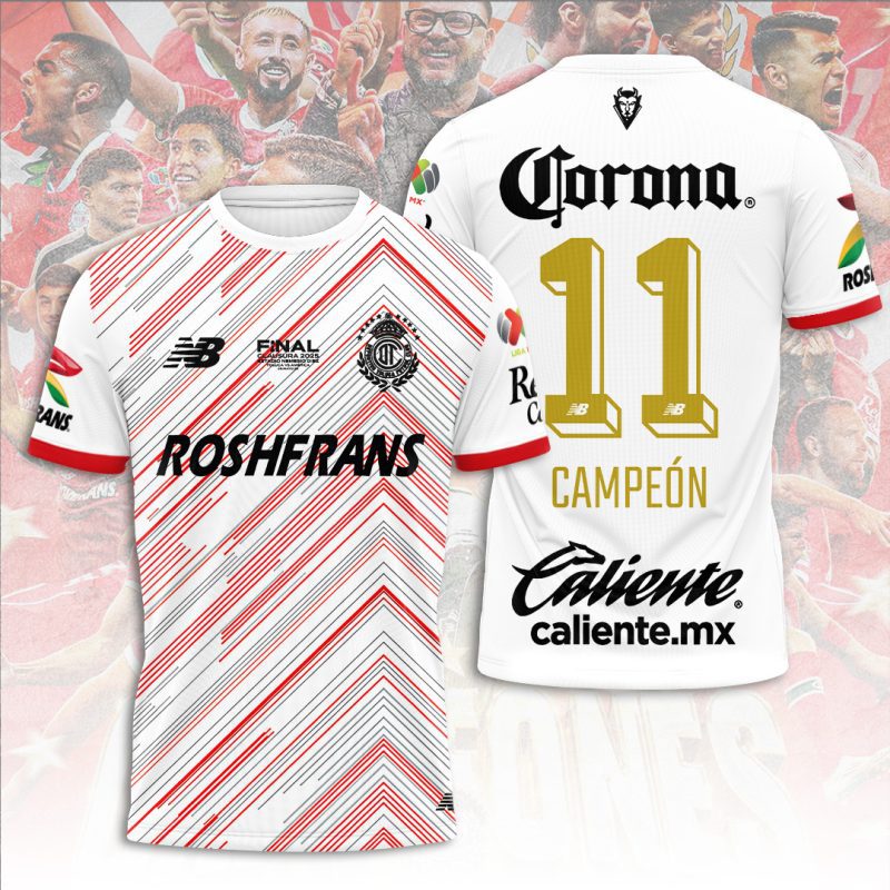 Deportivo Toluca FC Performance Champion 2025 Unisex Performance T-Shirt GNS1009