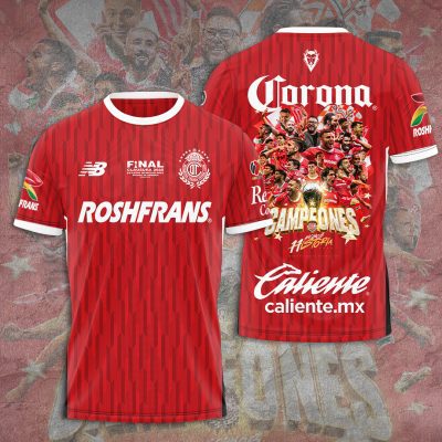 Deportivo Toluca FC Performance Champion 2025 Unisex Performance T-Shirt GNS1026