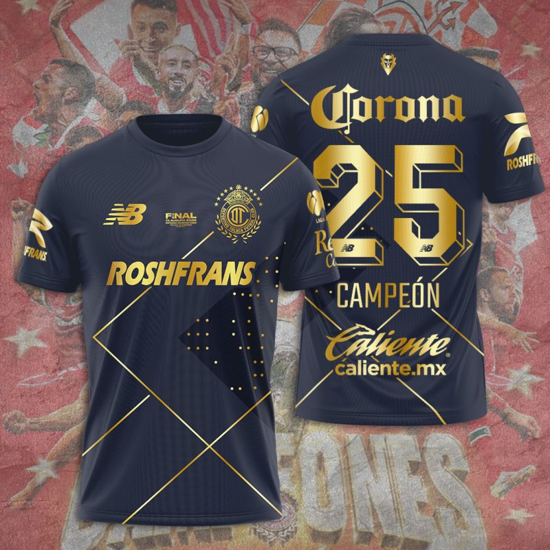Deportivo Toluca FC Performance Champion 2025 Unisex Performance T-Shirt GNS1031