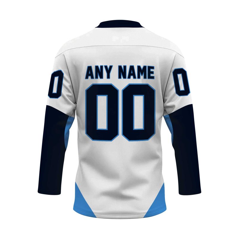 ECHL Toledo Walleye Personalized White Lace Hockey Jersey