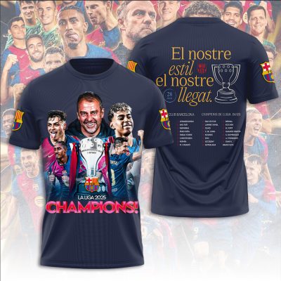 FC Barcelona Performance Champion 2025 Unisex Performance T-Shirt GNS1459