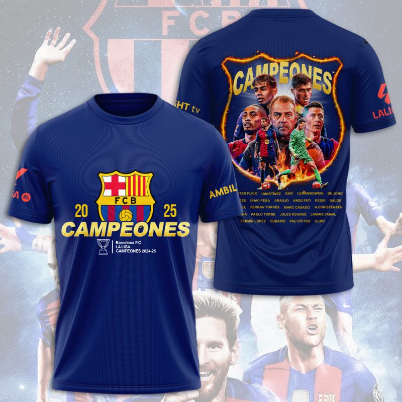 FC Barcelona Performance Champion 2025 Unisex Performance T-Shirt GNS1463