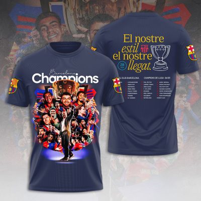 FC Barcelona Performance Champion 2025 Unisex Performance T-Shirt GNS1465
