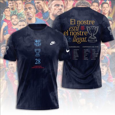 FC Barcelona Performance Champion 2025 Unisex Performance T-Shirt GNS1472