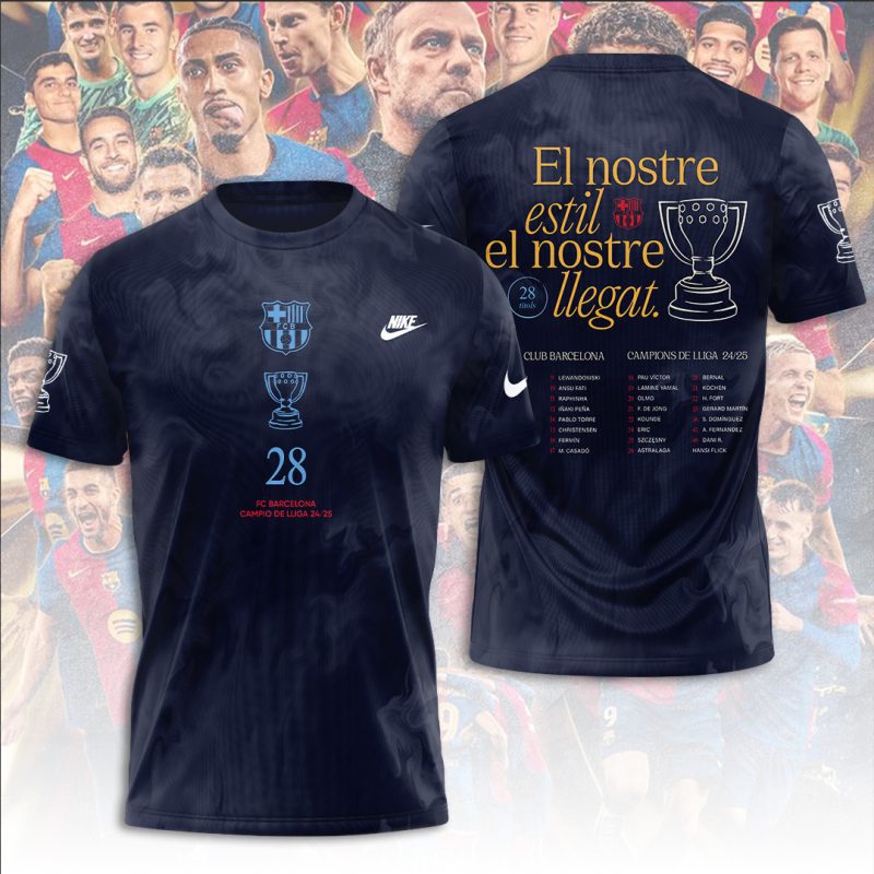 FC Barcelona Performance Champion 2025 Unisex Performance T-Shirt GNS1472