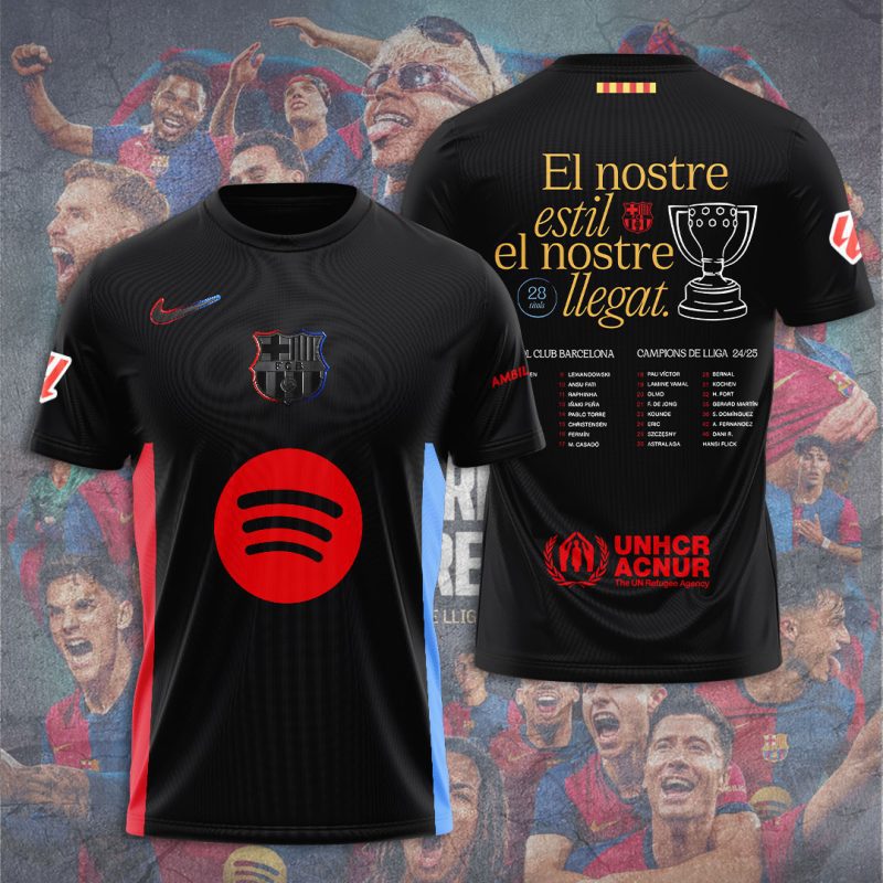 FC Barcelona Performance Champion 2025 Unisex Performance T-Shirt GNS1474