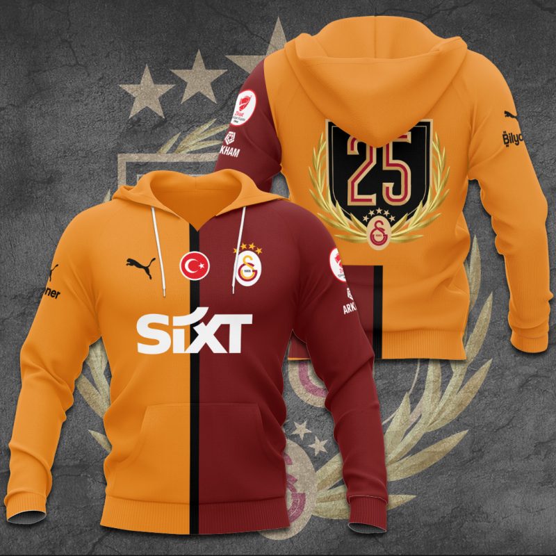 Galatasaray S.K. Champion 2025 Unisex Performance Hoodie GNS1595