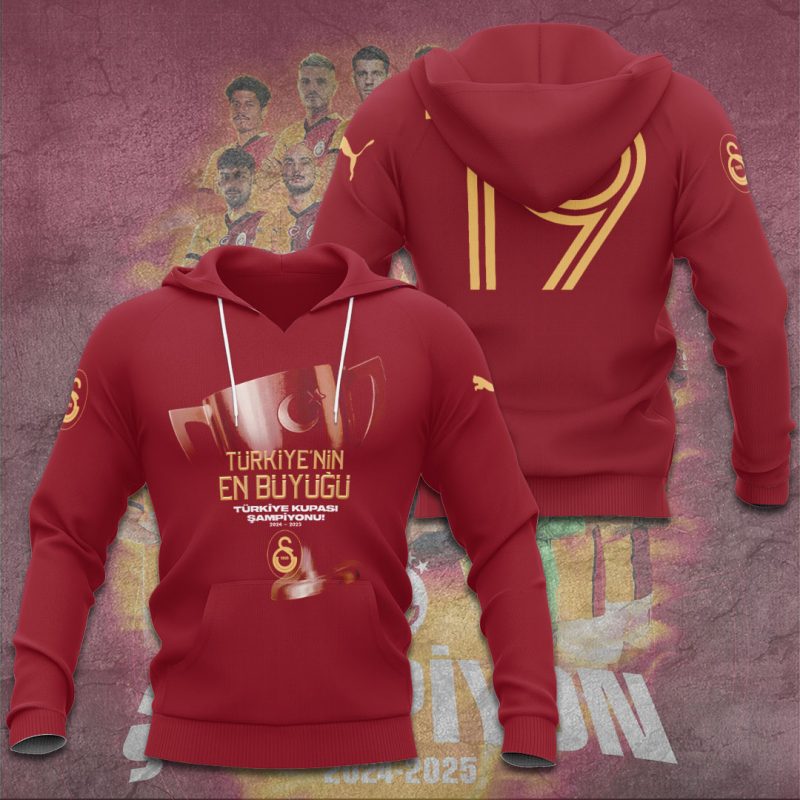 Galatasaray S.K. Champion 2025 Unisex Performance Hoodie GNS1763
