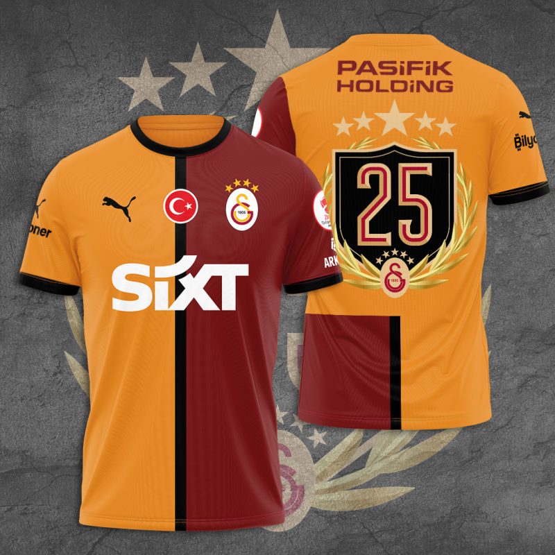Galatasaray S.K. Performance Champion 2025 Unisex Performance T-Shirt GNS1150