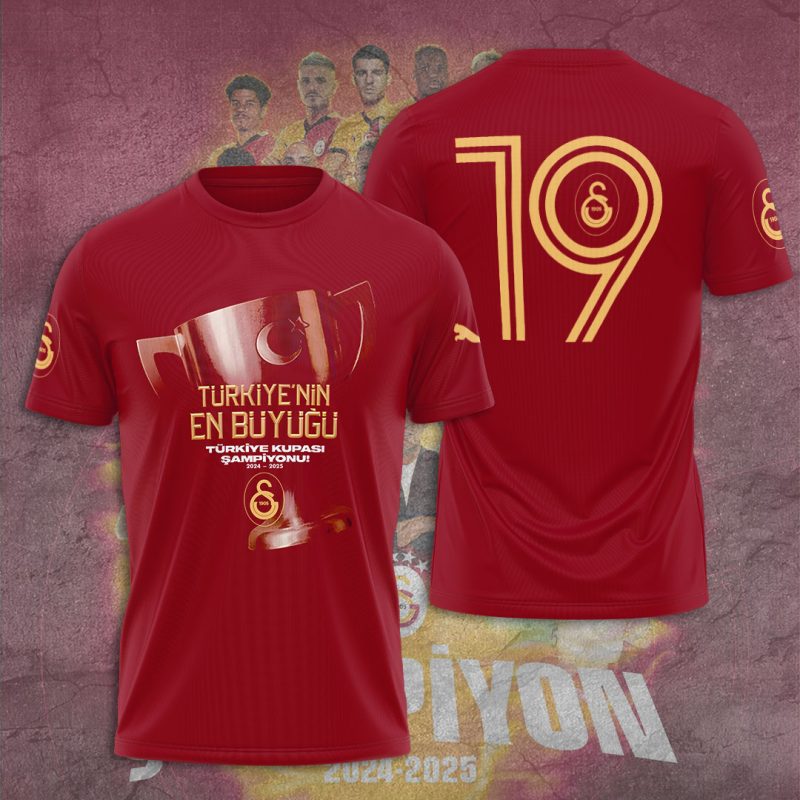 Galatasaray S.K. Performance Champion 2025 Unisex Performance T-Shirt GNS1496