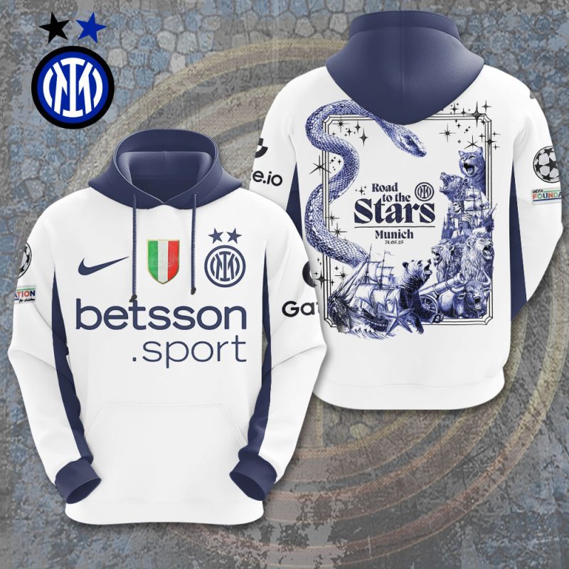 Inter Milan FC Champion 2025 Unisex Performance Hoodie GNS1770